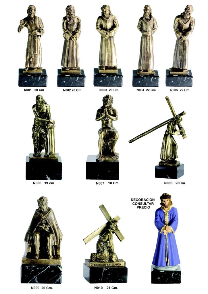 Esculturas Figuras 3D de Cristos Nazarenos Santos