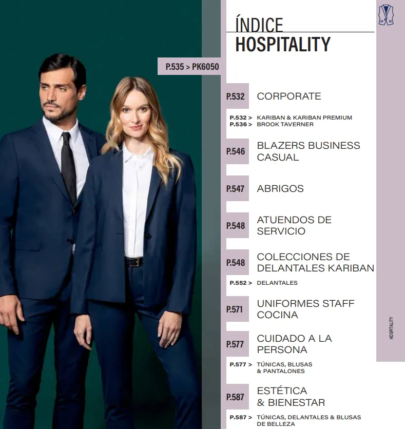 Uniformes de hostelería: guía completa de trajes, delantales y ropa profesional para el sector servicios