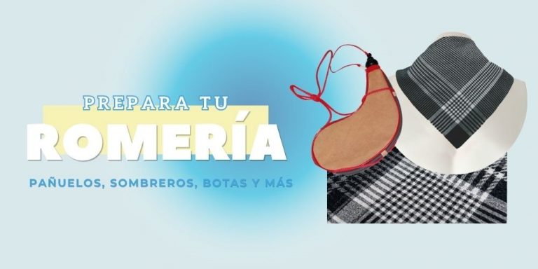 Pañuelos Rocieros, Romería del Rocío, Sombreros, Botas de vino, Fundas para botos rocieros